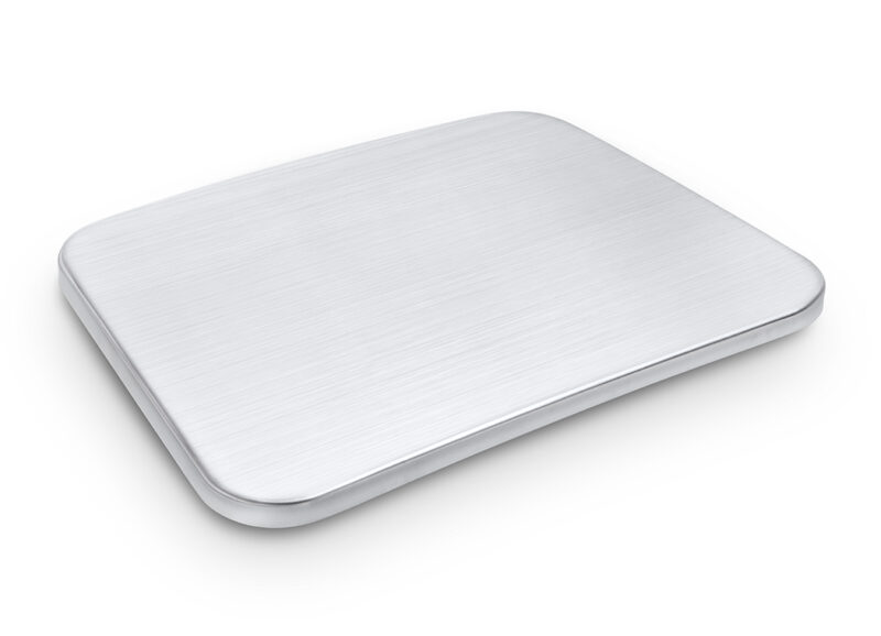 Większa szalka nierdzewna o wymiarach 300 x 225 mm