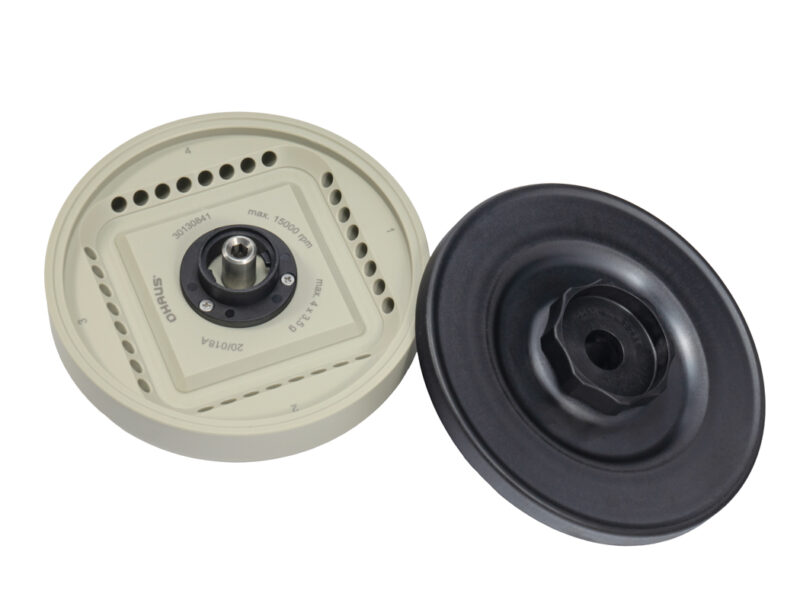 Rotor kątowy, 4 × 8 miejsc na szeregowe PCR, ID