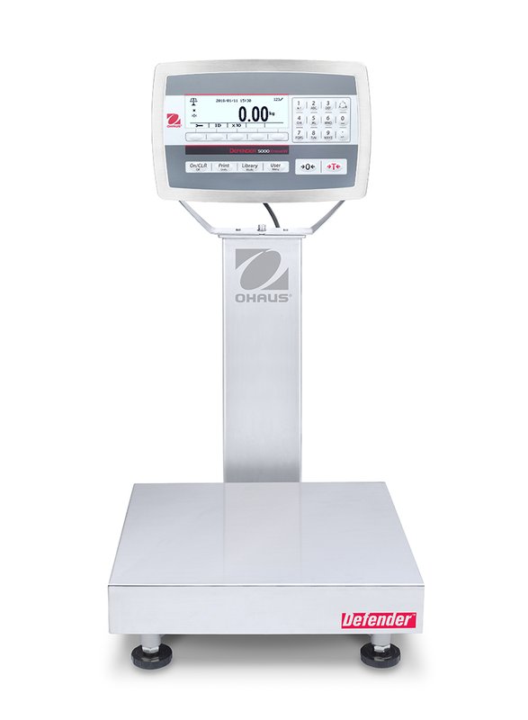 Waga Platformowa OHAUS Defender™ 5000 Wodoodporny D52XW15WQDR6EU-M (6 kg / 15 kg; 2 g / 5 g)