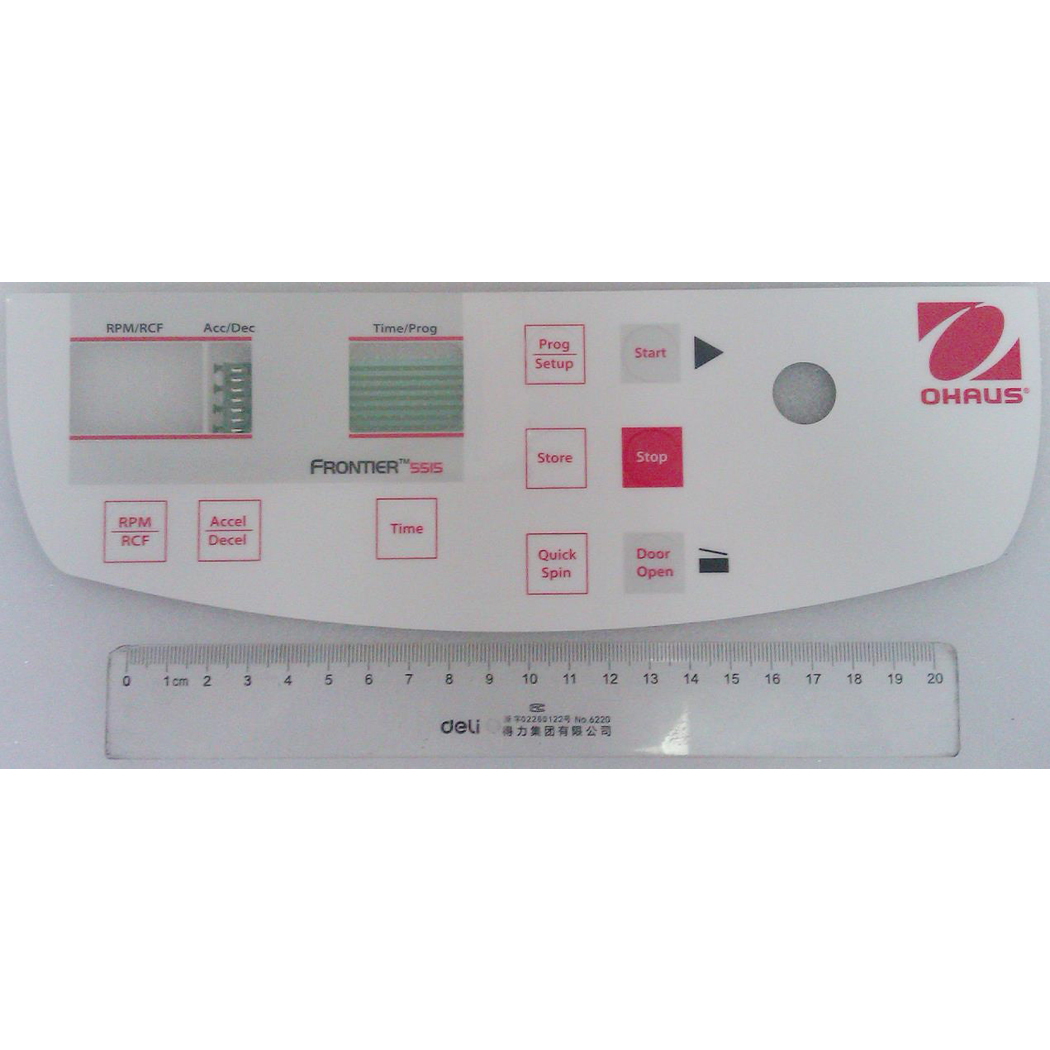 Panel przycisków funkcyjnych OHAUS Frontier FC5515 z wyświetlaczem — widok z przodu
