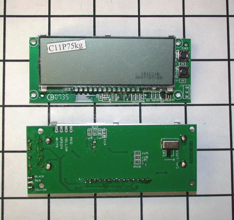 PCB, Main w/LCD 75Kg, C11