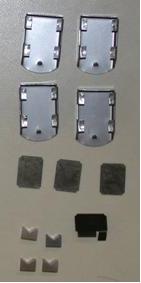 Zestaw łożysk i pokryw, potrójny