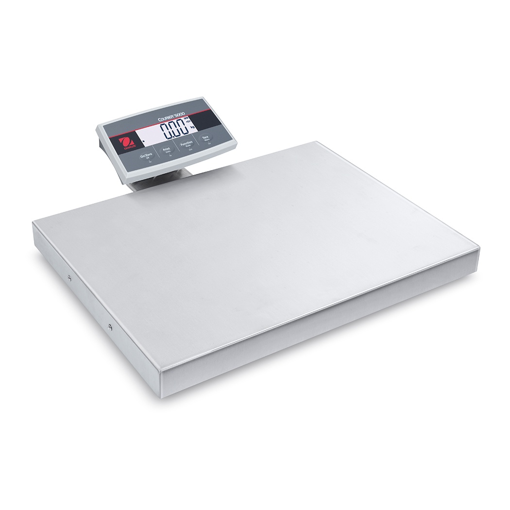 Waga do paczek OHAUS Courier 5000 i-C52M50L 50 kg — widok z prawej
