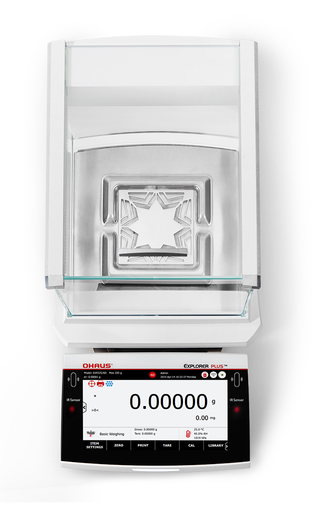 Waga Półmikro OHAUS EXP125D/AD 120 g / 0,01 mg - obrazek 4